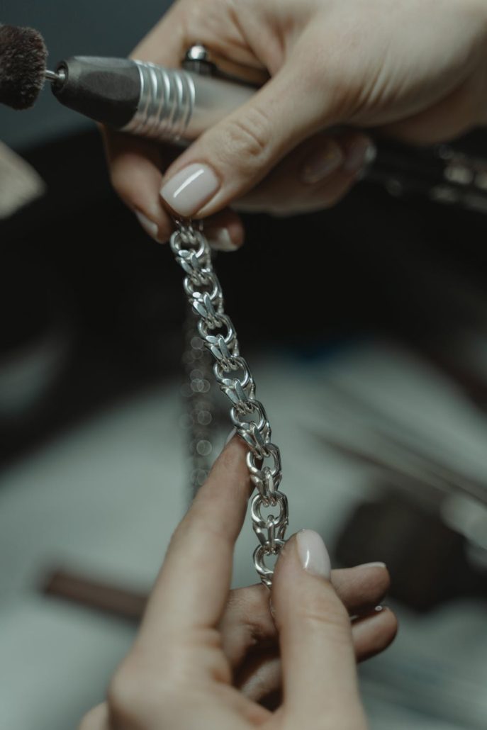Silver Bracelet Auctions Australia - Custom made silvery jewellery